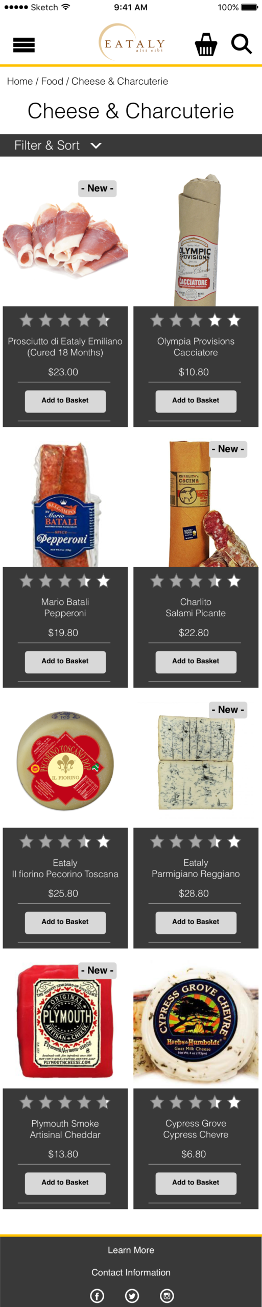 3.1 Product Lists